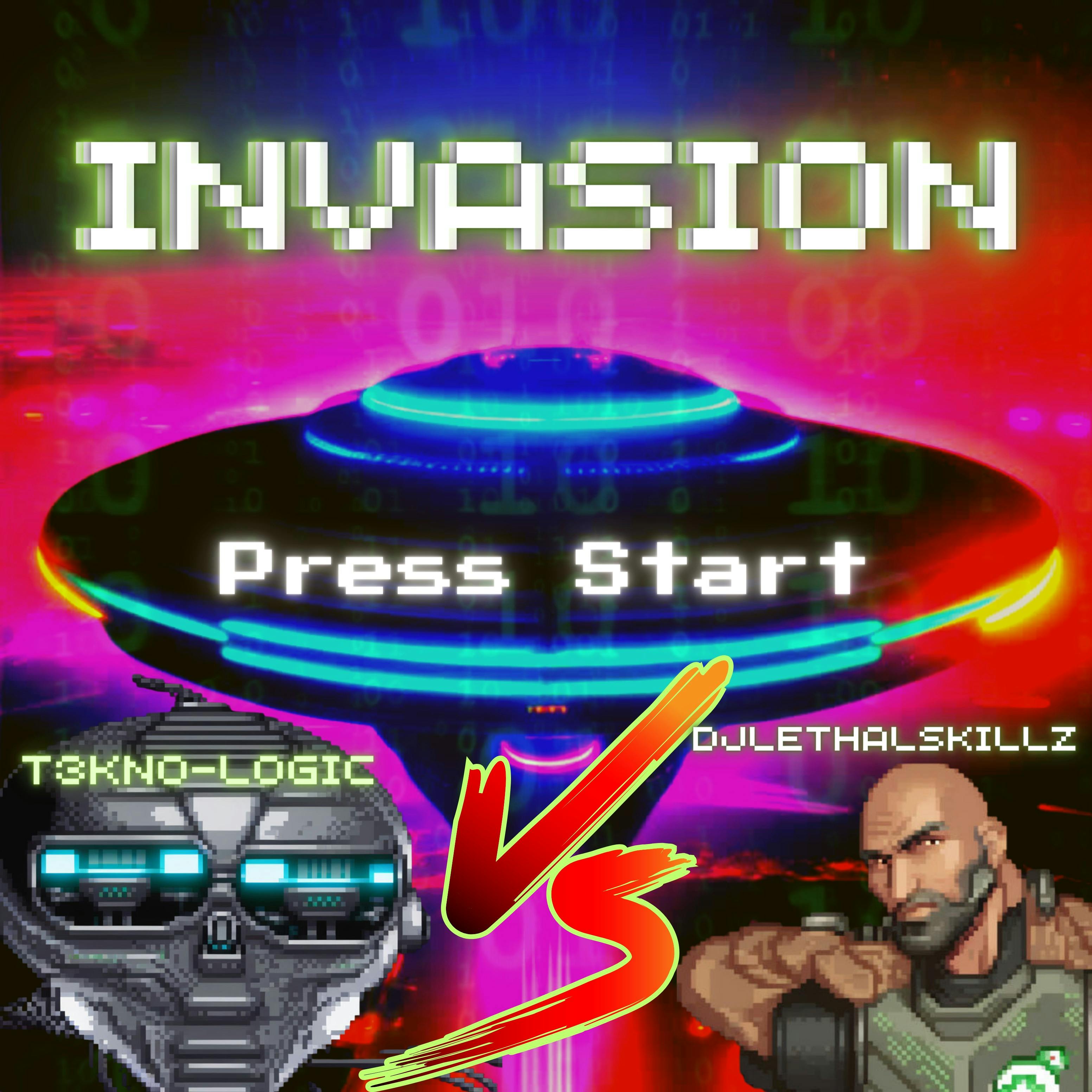 INVASION EAT TRACKS (DJ Lethal Skillz X T3kNo-Logic)