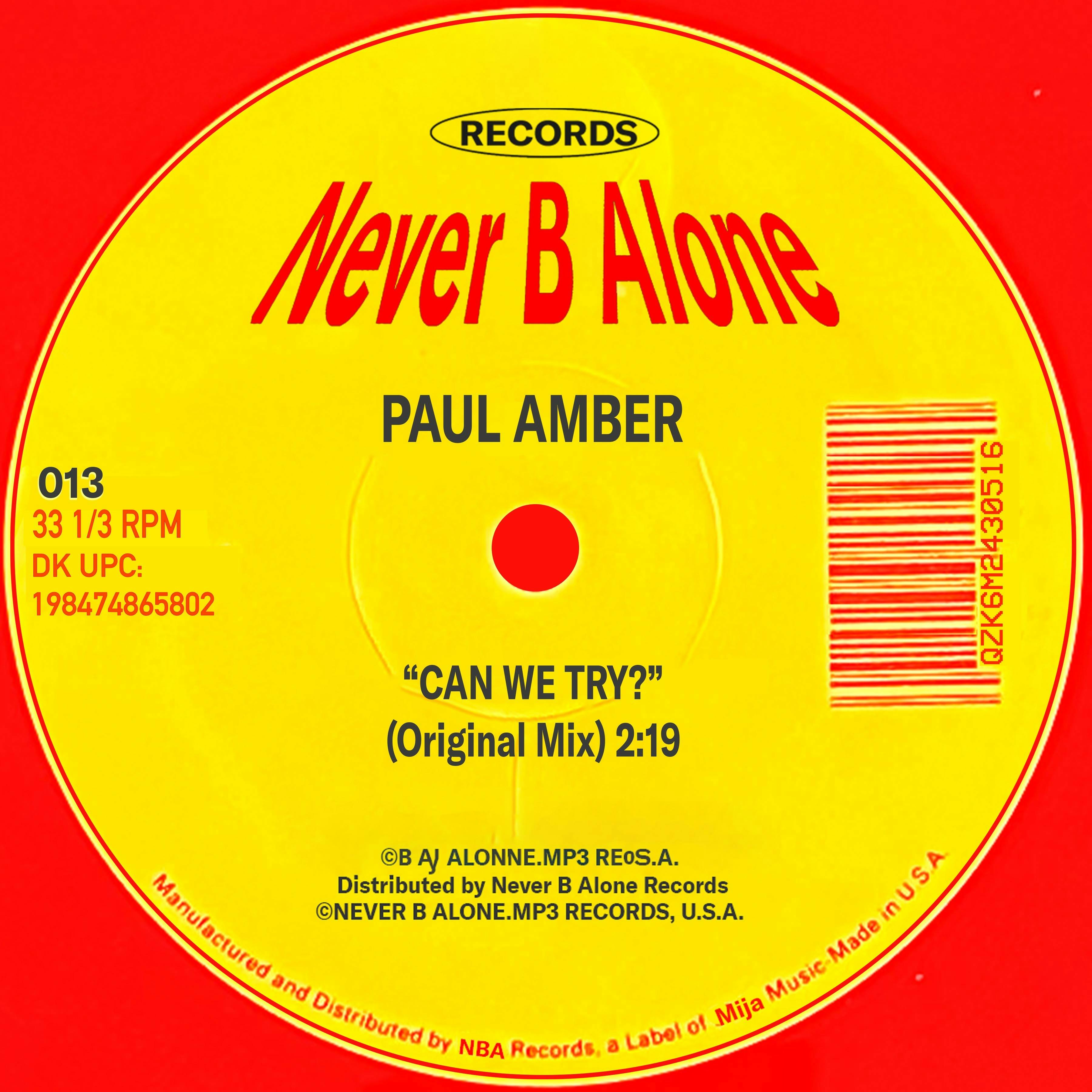 Paul Amber - "Can We Try?"